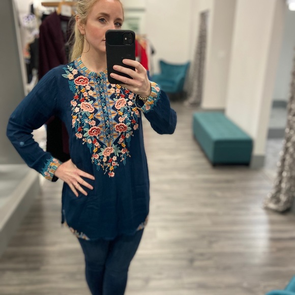 ☀️JOHNNY WAS BEATRIX embroidered tunic☀️ - Picture 5 of 5